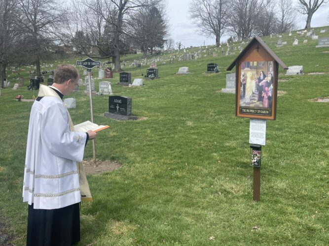 Steubenville's Mount Calvary Opens Walking Path